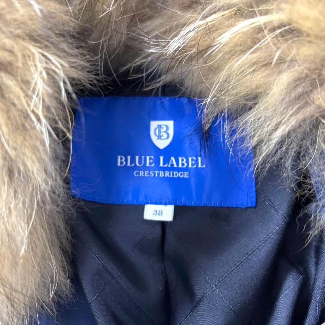 BLUE LABEL CRESTBRIDGE 裏地総柄 トレンチコート 38 M