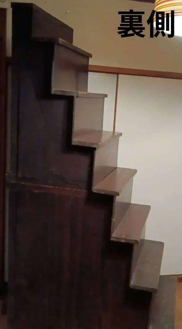 階段箪笥 　(送料込み) たんす　キャビネット　家具 幕末・明治初期