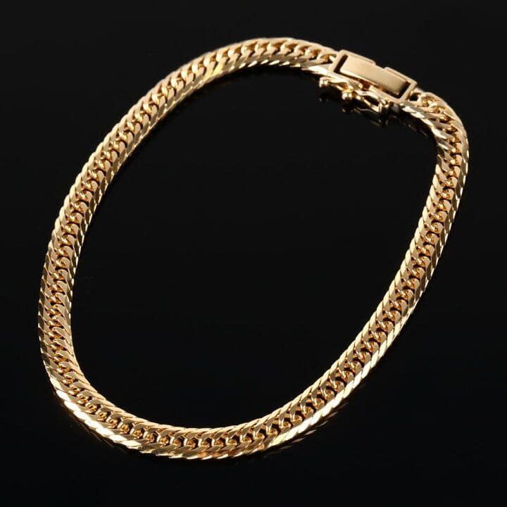 K18 10g 8面トリプル 18cm 喜平ブレスレット