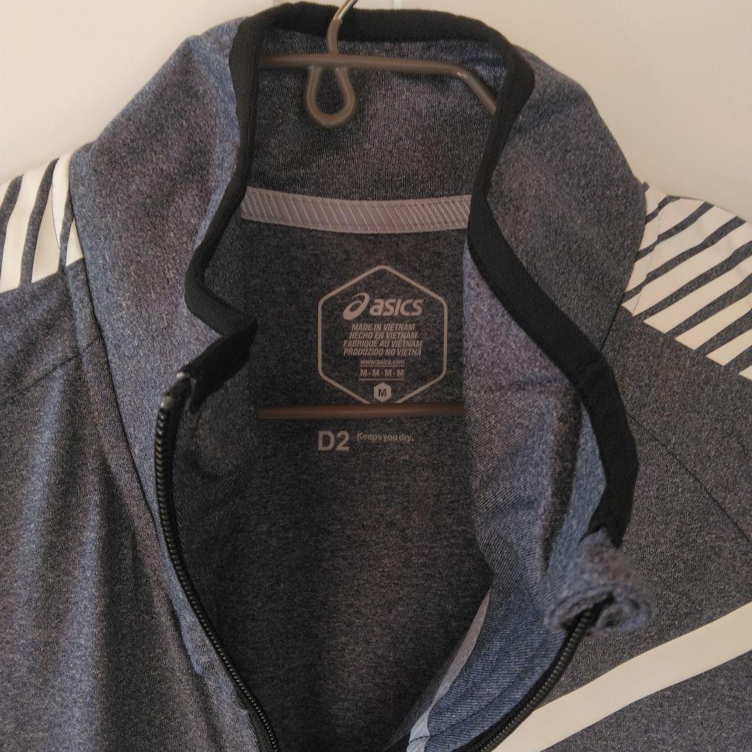 アシックス　ジャージ　上下　新品未使用　メンズ　Mサイズ　グレー系