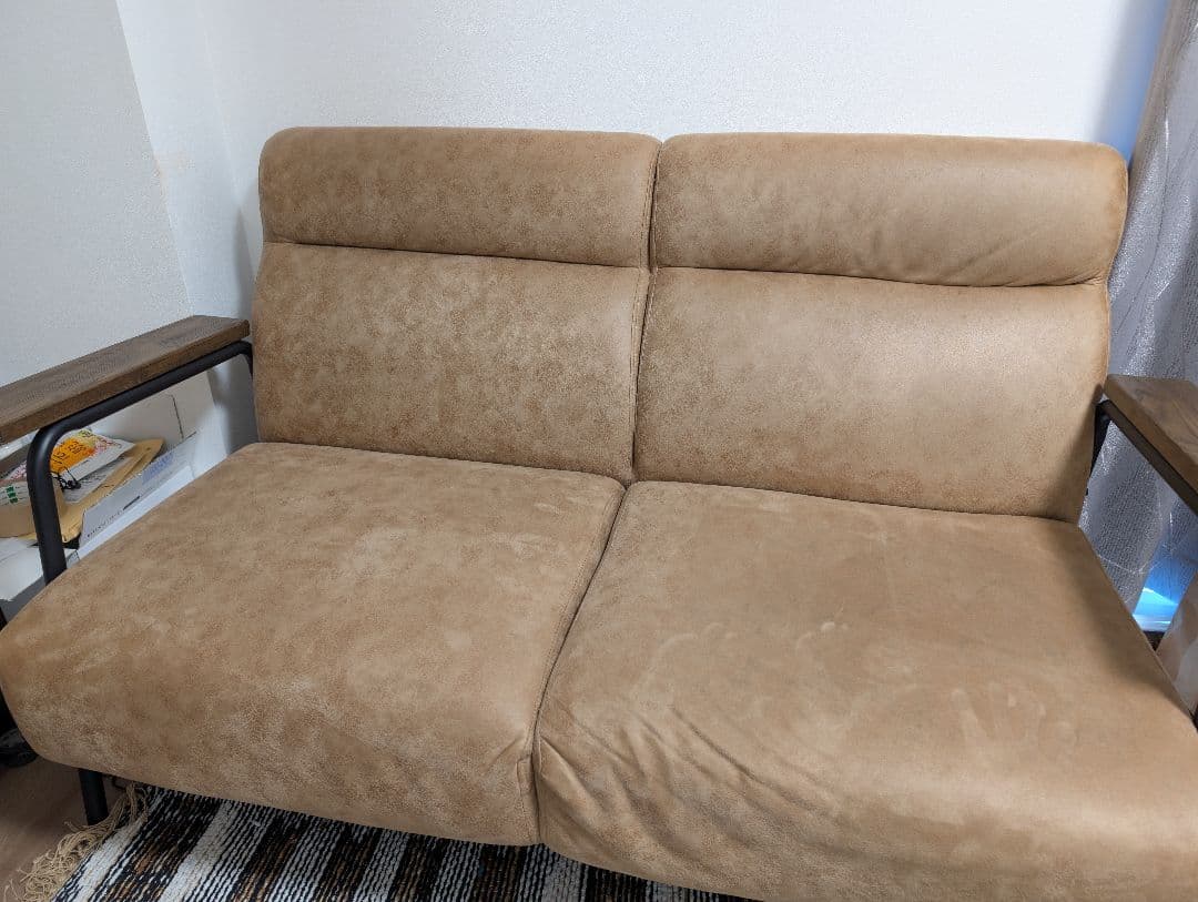 NOCE ソファー 2人掛け ライトブラウン