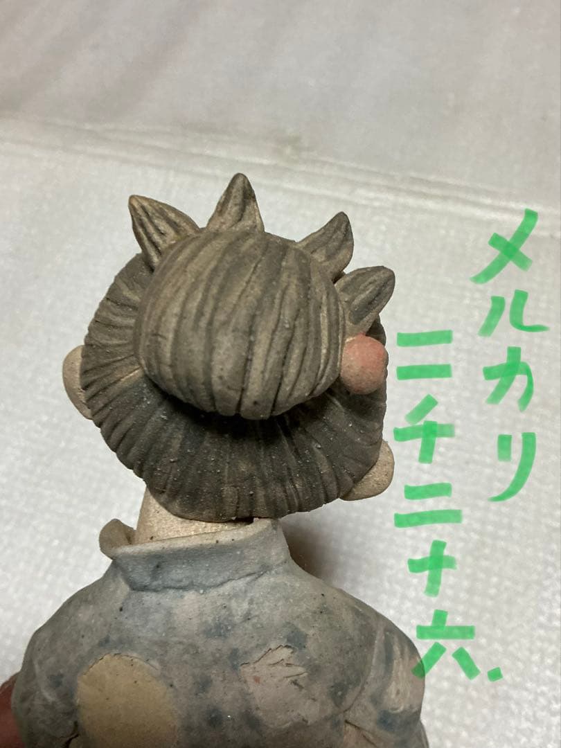 2002年／「つきうさぎ」陶器人形作家・そう。【新品未使用品】。