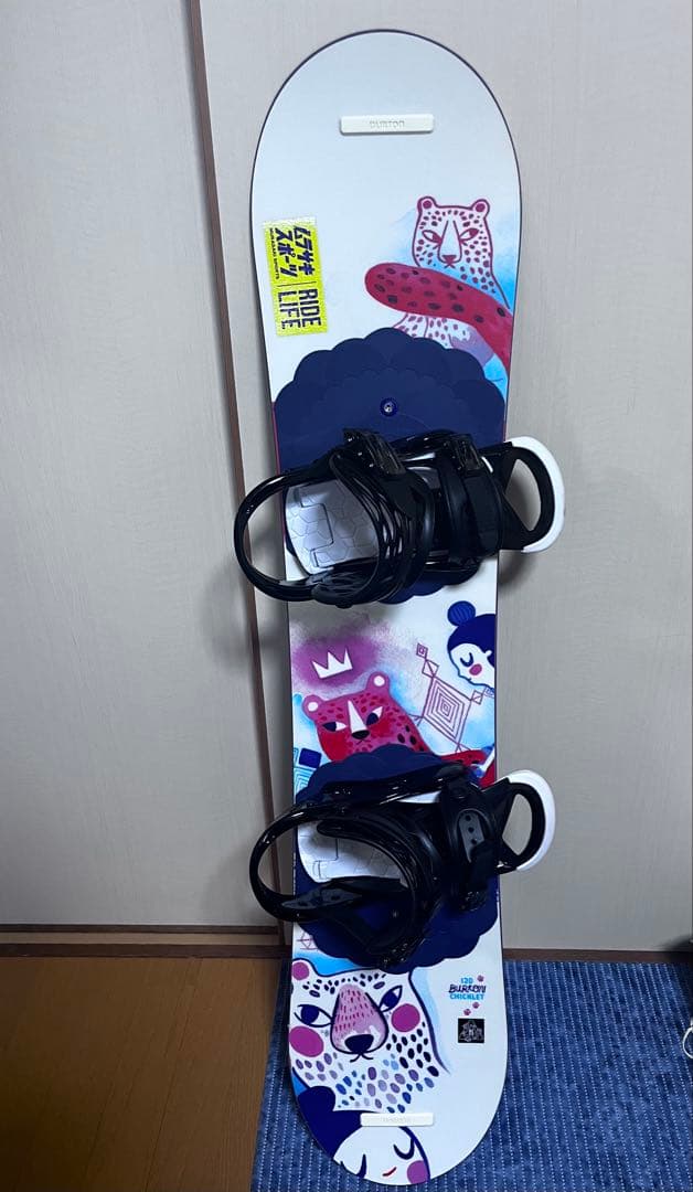 極上　Burton Chicklet 120 スノーボド3点セット　すぐ使えます
