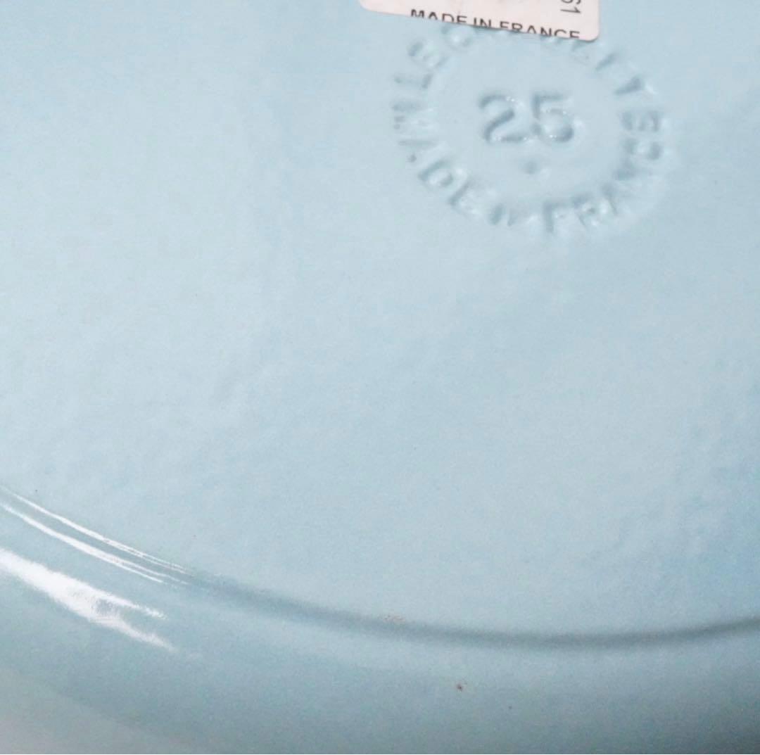 【未使用】LE CREUSET　ココット オーバル サテンブルー　25cm