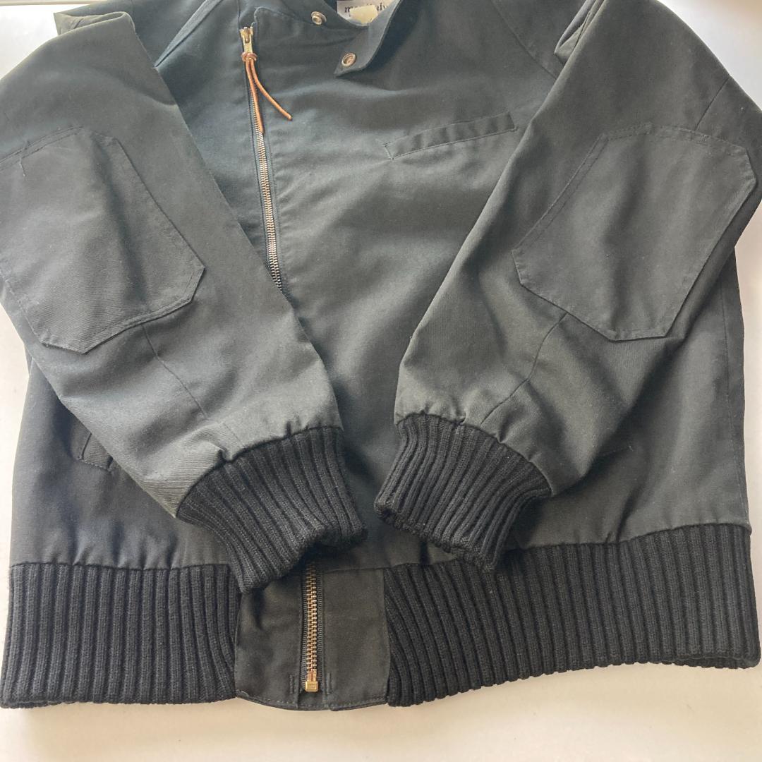 【monitaly　USA製　斜めジップ　ライダースジャケット　ヴィンテージ感】