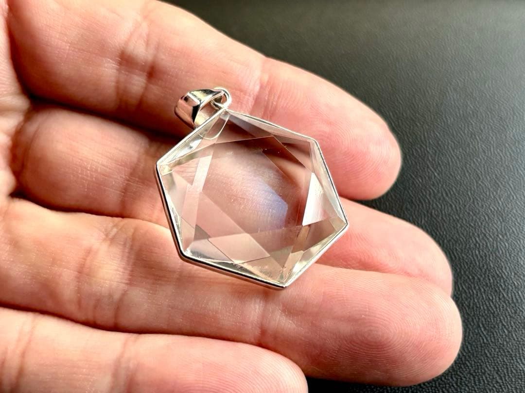 夢幻品質　秘蔵放出　光纏いし神の聖石　ガネッシュヒマール水晶PT　〜夢幻六芒星〜