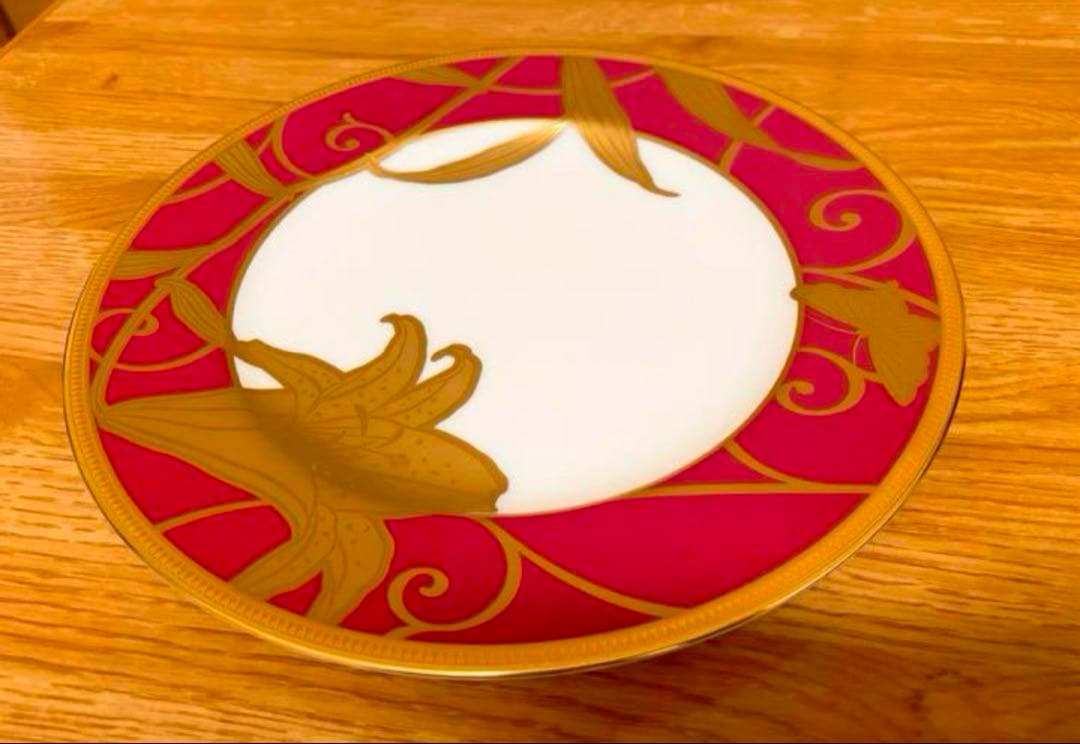 Noritake 金彩百合 プレート20cm 受注生産品