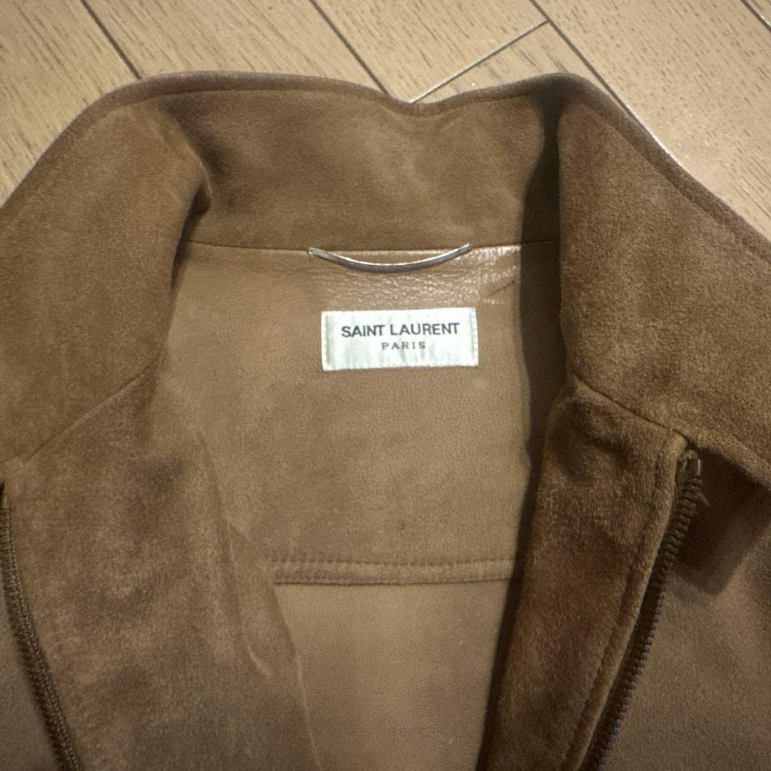 SAINT LAURENT PARIS サンローラン スエードボンバージャケット