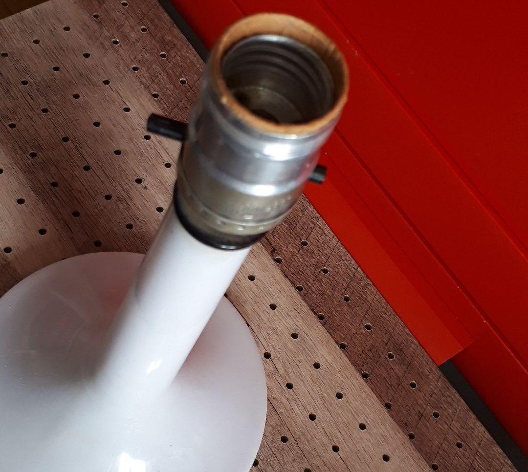 米国ビンテージレビトン ミッドセンチュリー レッドマッシュルーム テーブルランプ