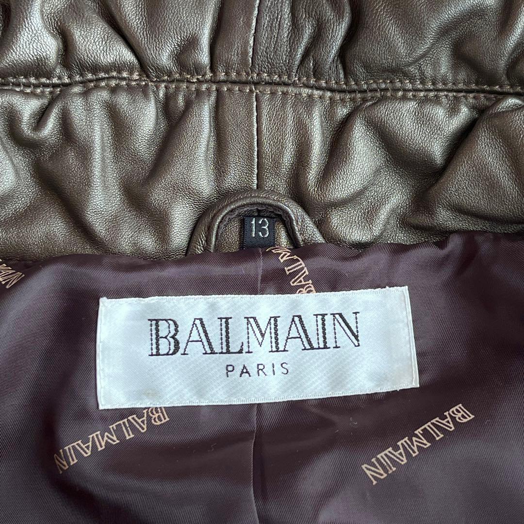 ジャケット・アウター Balmain/Leather Fur Coat