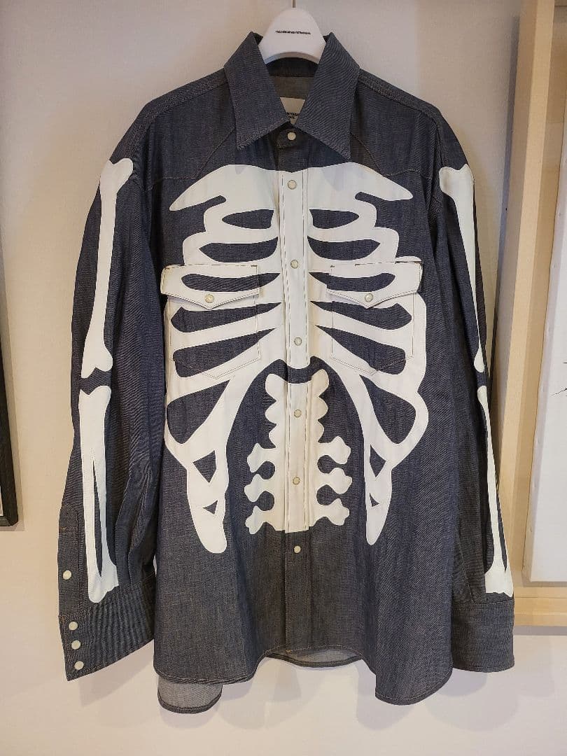 ソロイスト ボーン ウエスタン デニム シャツ soloist