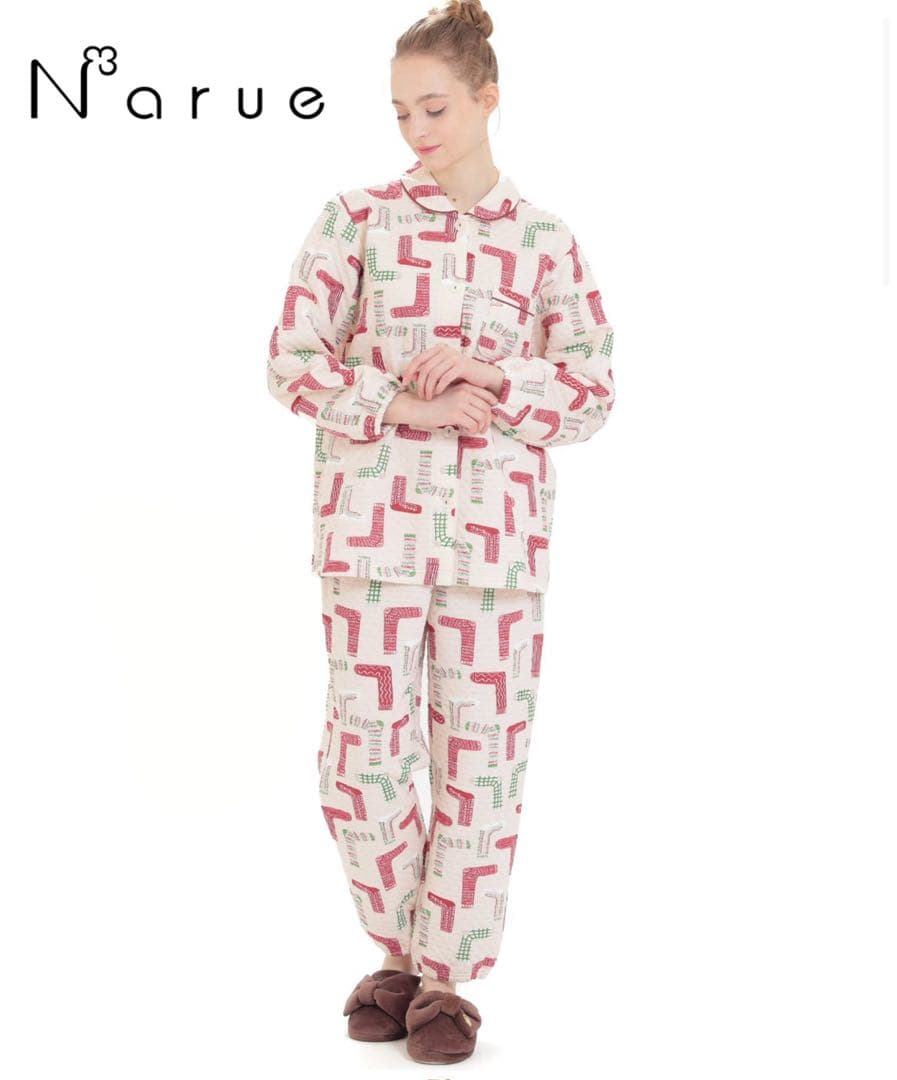 【専用】ナルエー 裏綿接結(綿入り)厚手パジャマ ルームウェア　新品