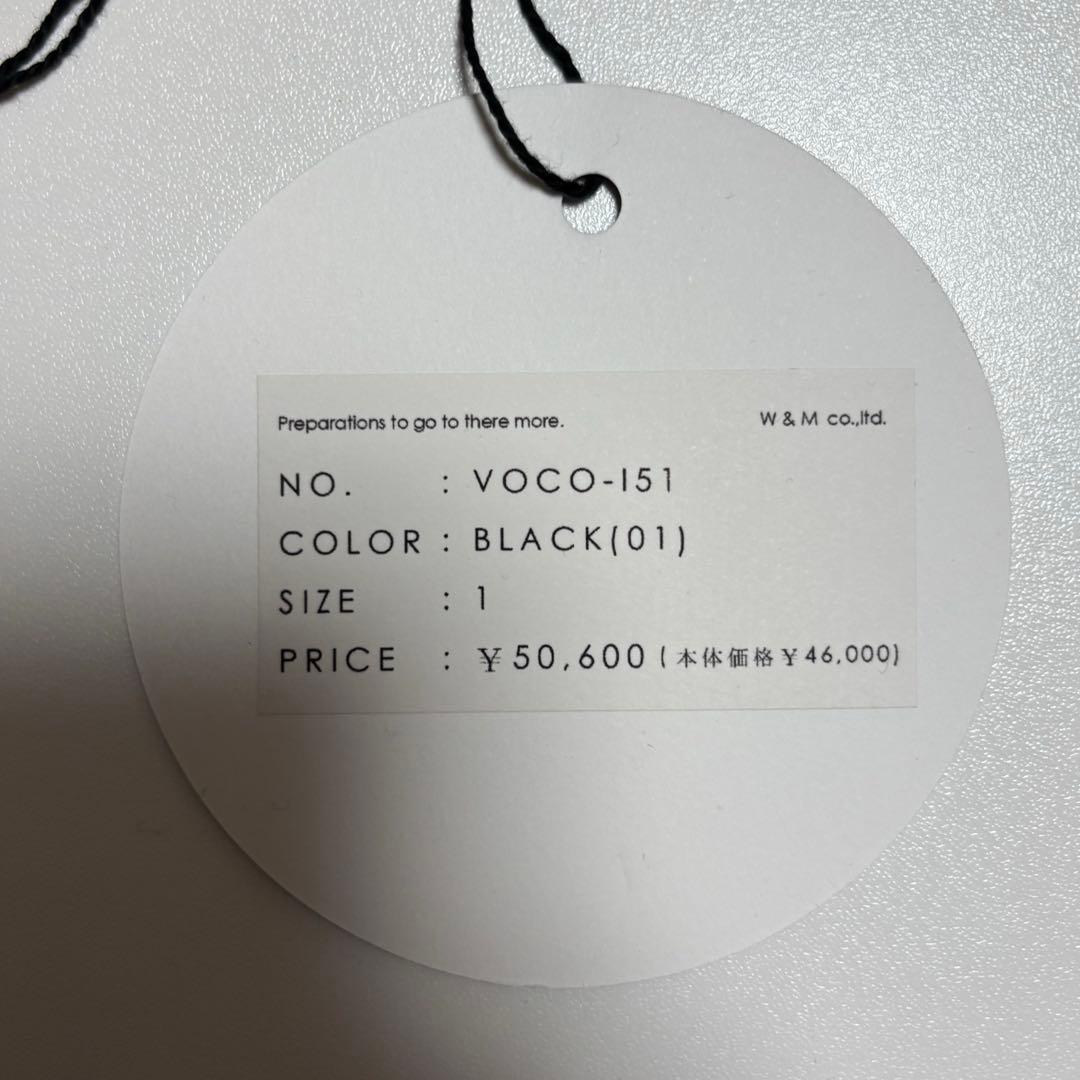 VOAAOV S100 WOOL ロングコートブラック　サイズ1 クリーニング済