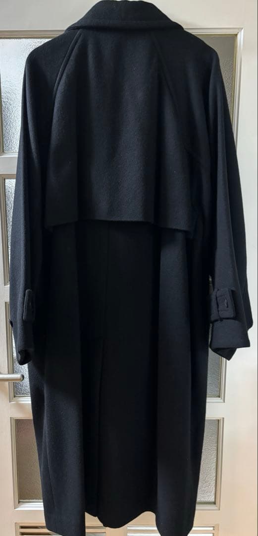VOAAOV S100 WOOL ロングコートブラック　サイズ1 クリーニング済