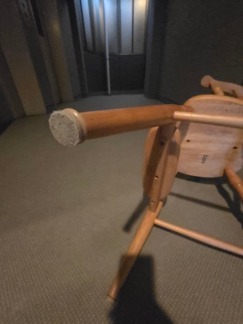 キツツキマーク 飛騨産業 ベビーチェア 子供椅子 ウィンザーチェア