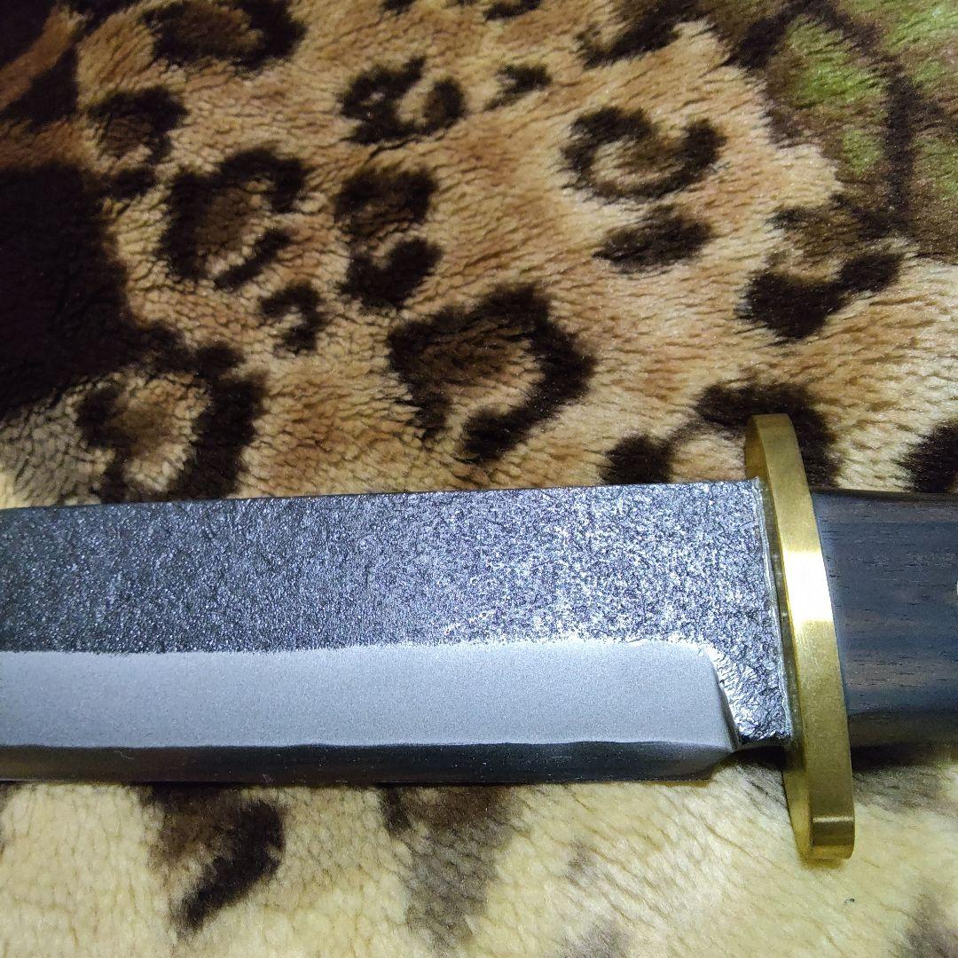 (1月10日までの限定お値下げ中)トヨクニ　晶之作　ボウイナイフ　青紙スーパー