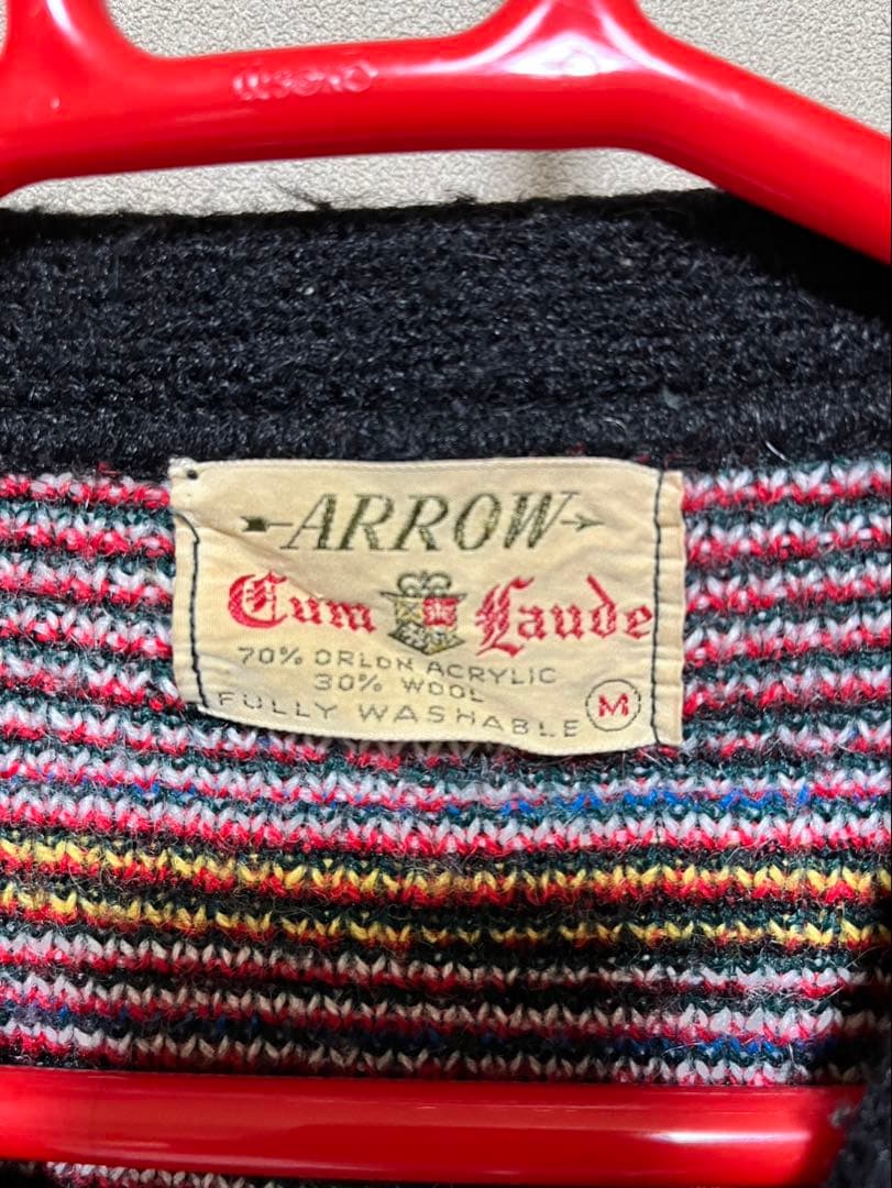 60s 70s ARROW モヘア ヴィンテージ カーディガン カートコバーン