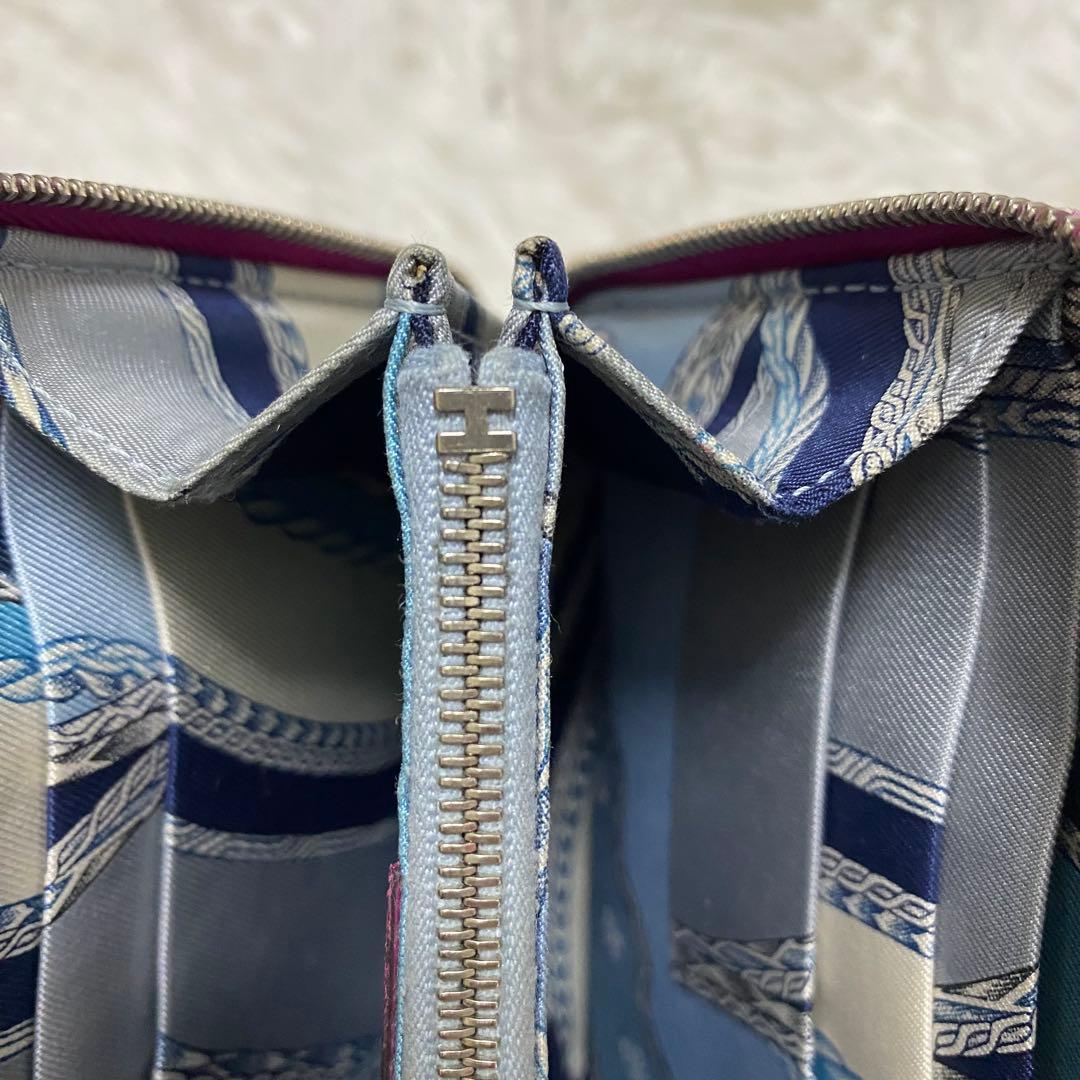 【美品】エルメス シルクイン コンパクト エプソン ケース 刻印あり