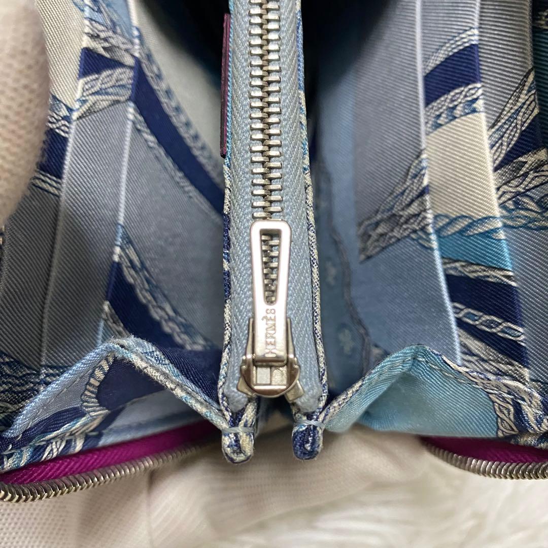 【美品】エルメス シルクイン コンパクト エプソン ケース 刻印あり