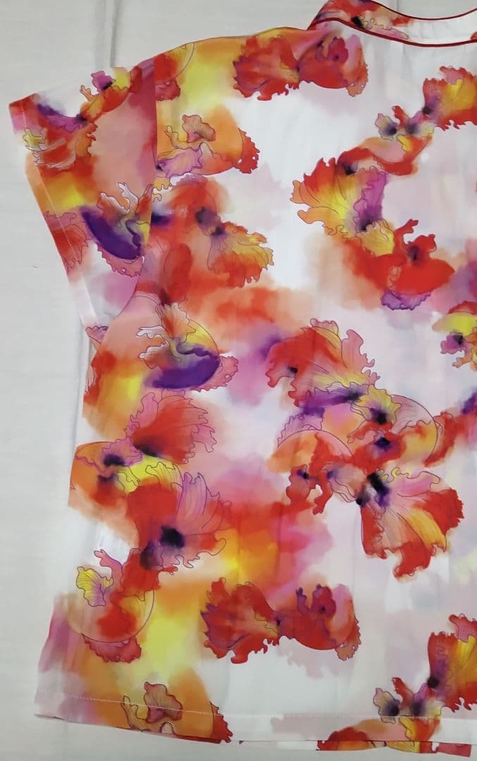 VIVIENNETAM GOLDFISH PRINTブラウス　40　未使用品