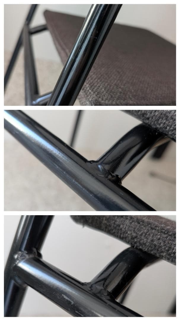 70s ビンテージ KOKUYO スチール×ファブリック チェア ポストモダン