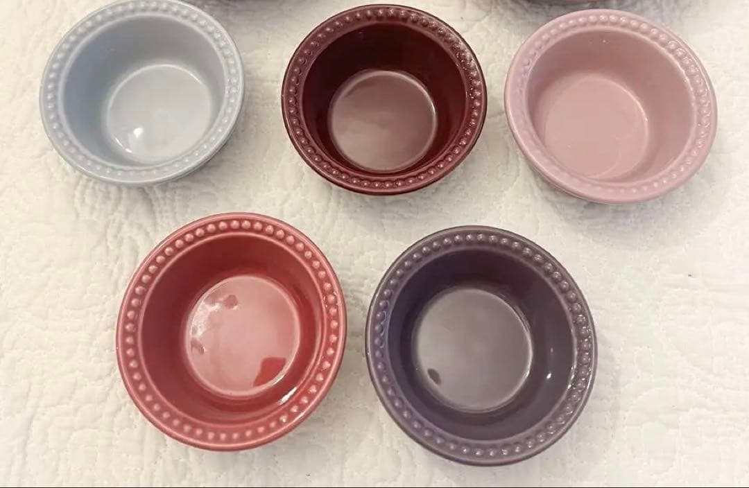 ㊱ルクルーゼ メゾンドパリ ミニパイディッシュ×2 プチパイディッシュ×5