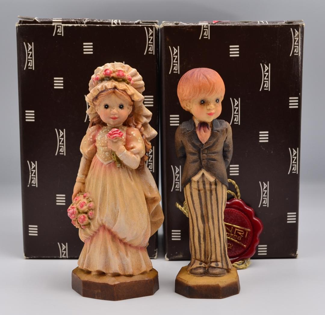 花嫁と花婿　アンリ　ANRI　サラケイ　限定品　10ｃｍ　箱付き　ヴィンテージ