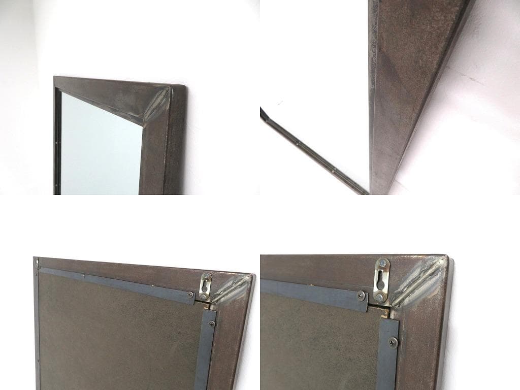 展示品　アデペシュ　ソコフ　アイアン　大型　ミラー　姿見　鏡　店舗什器