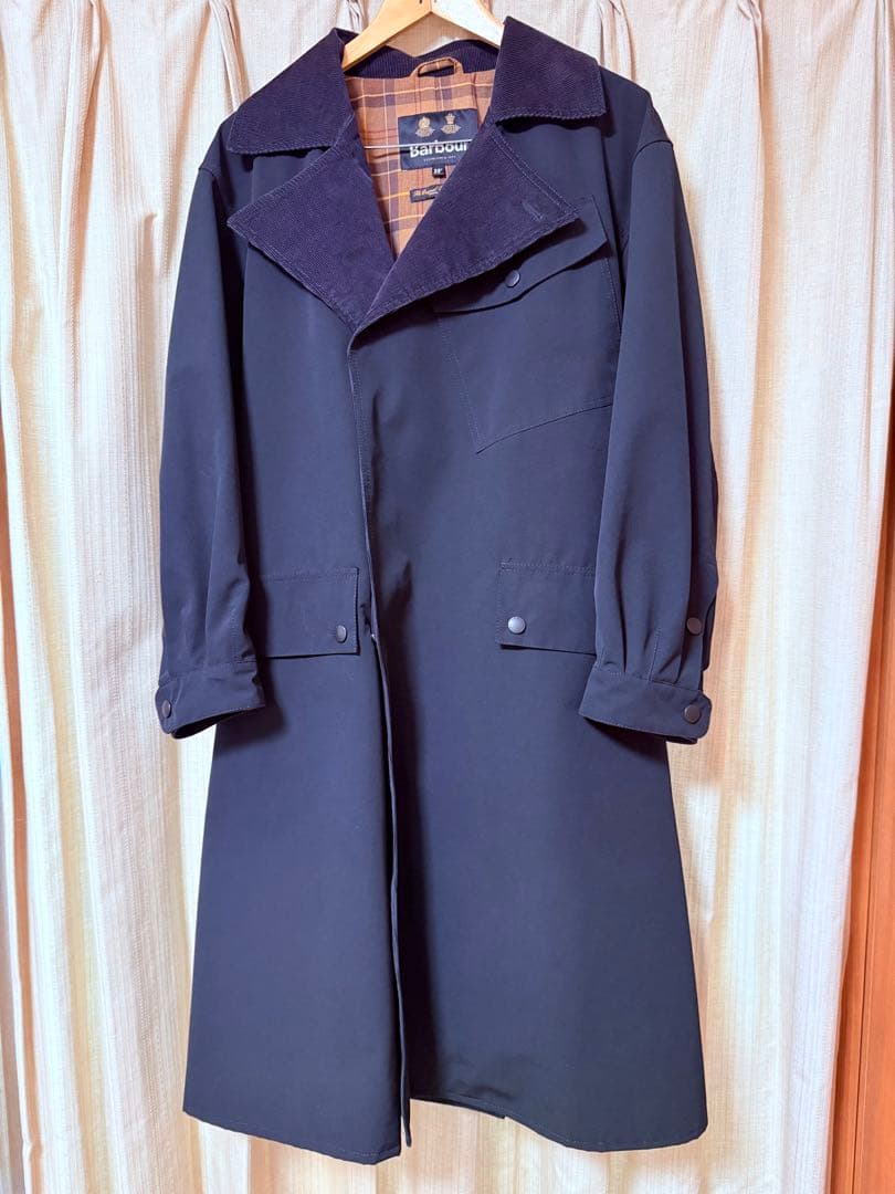 Barbour ライダースコート 38（M）ノンワックス　アダムエロペ　バブアー