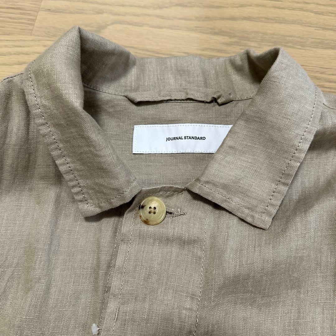 ジャーナルスタンダードリネンミニタリージャケット