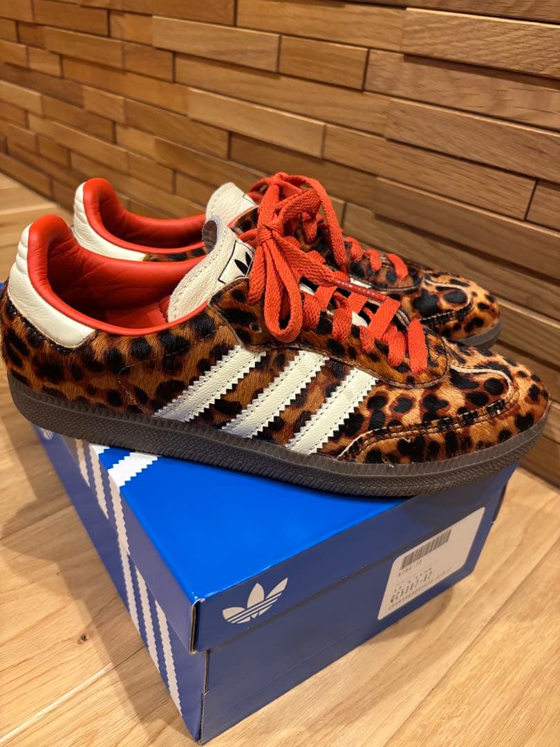 adidas SAMBA OG W レオパード柄 ヒョウ柄　23.5cm