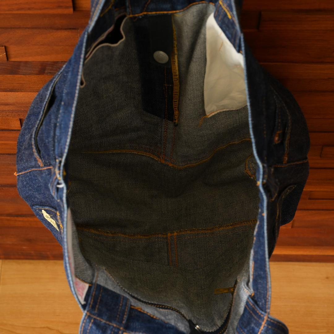 希少レア エヴィス Gパン型 バッグ 鞄 コジマ トート デニム EVISU