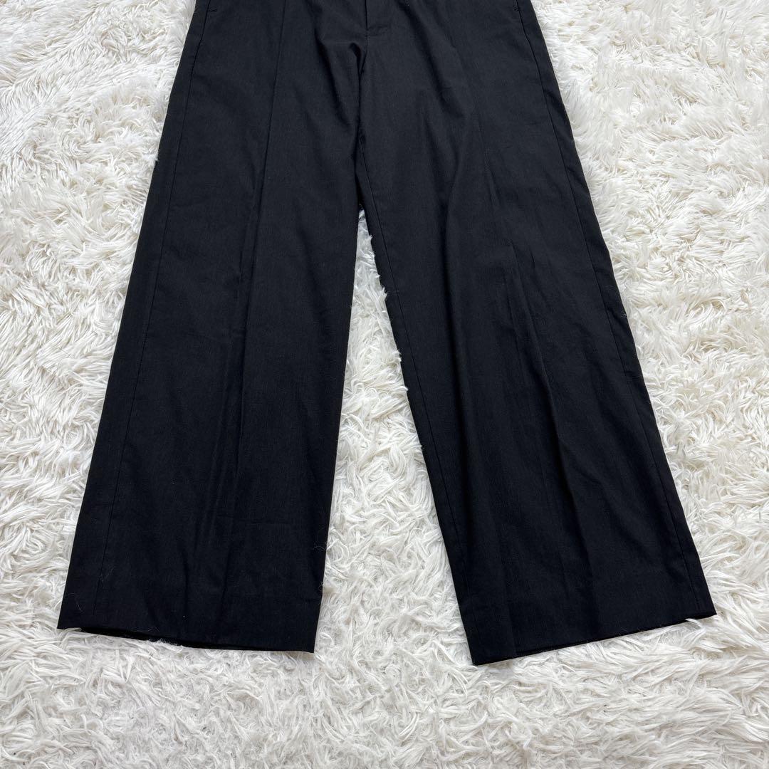 【極美品】23区　セットアップ　ダブル　リネン混　ストレッチ　ブラック　S　36