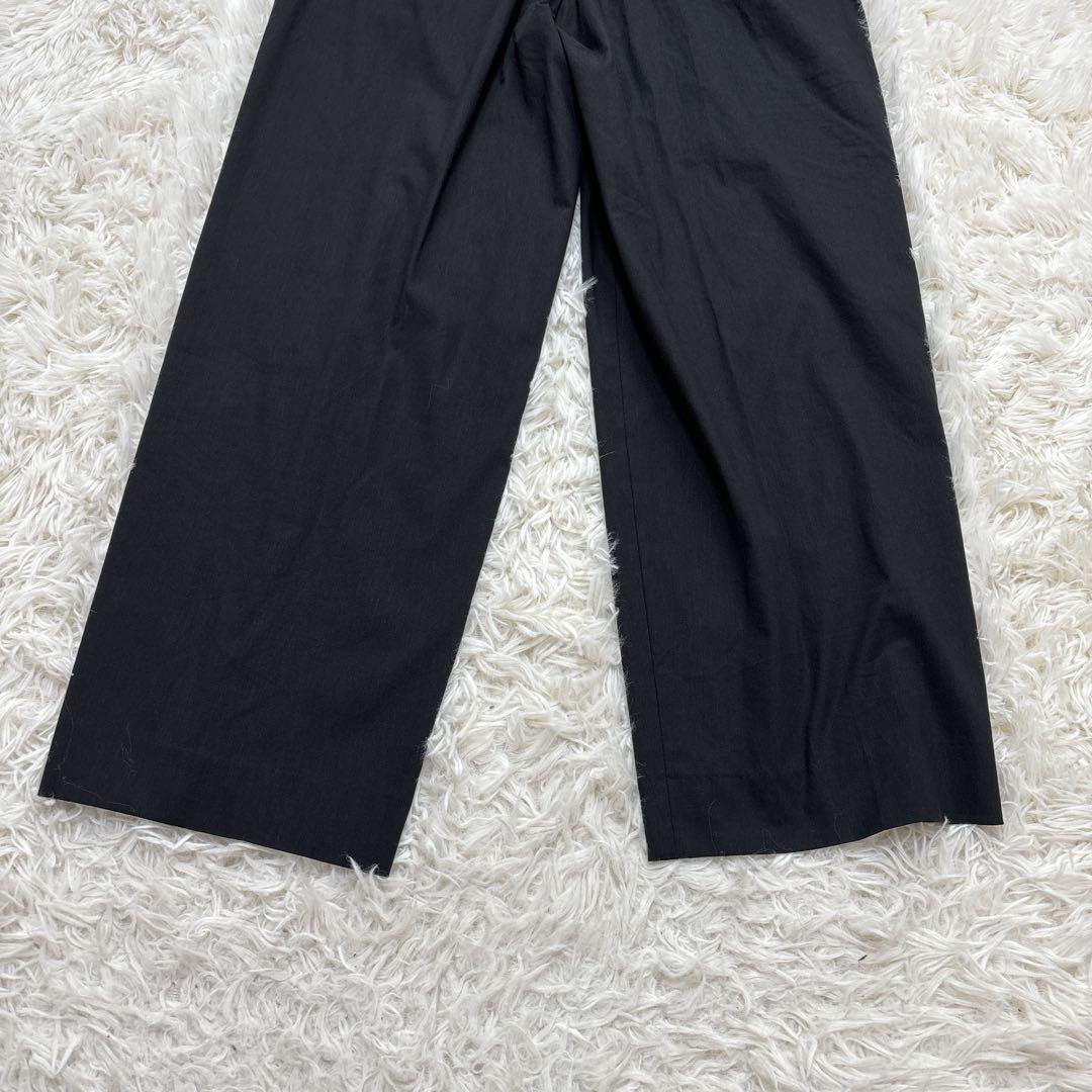 【極美品】23区　セットアップ　ダブル　リネン混　ストレッチ　ブラック　S　36