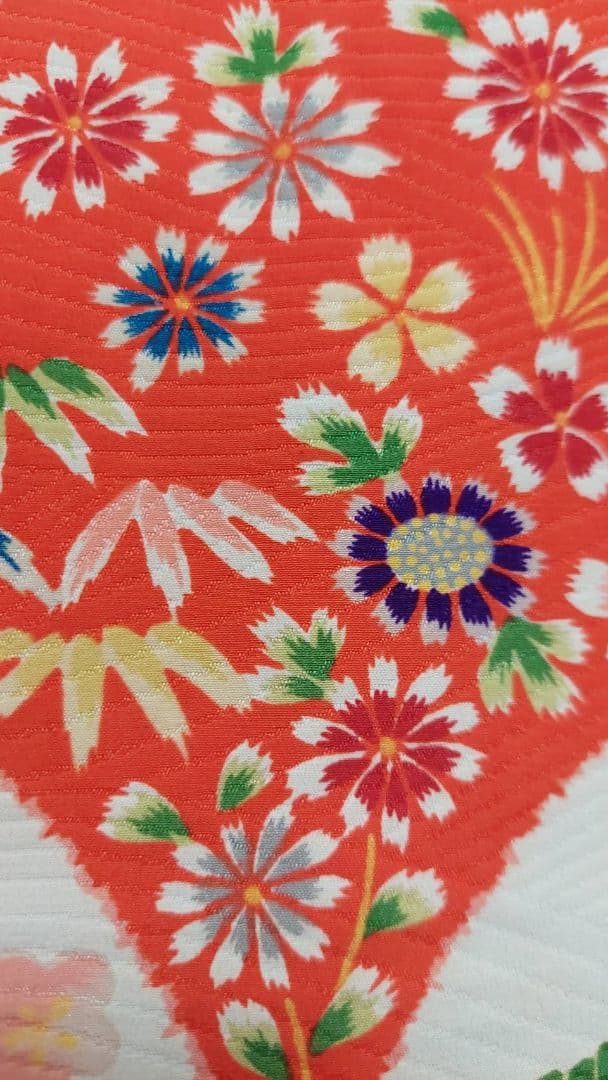 NA971アンティーク子供着物長襦袢付き着丈104センチ裄丈48センチ