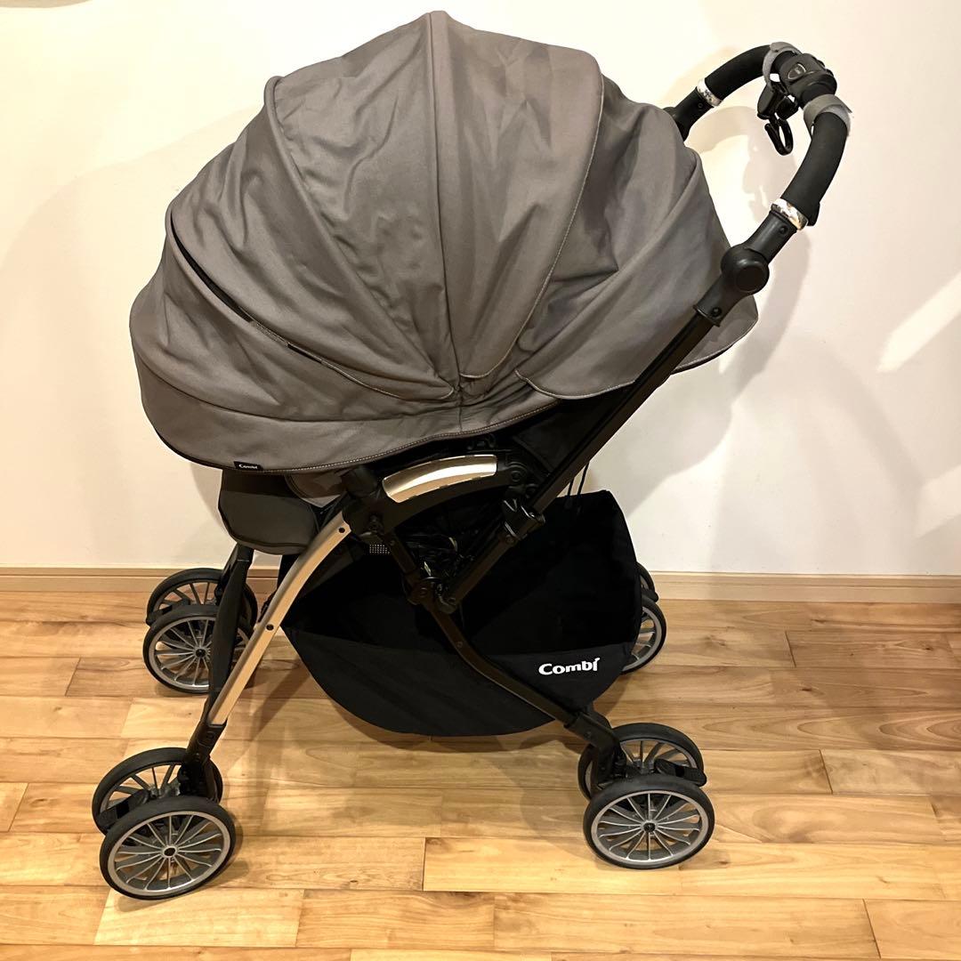 コンビ ベビーカー アンブレッタ4キャス エッグショック UH セピアブラウン