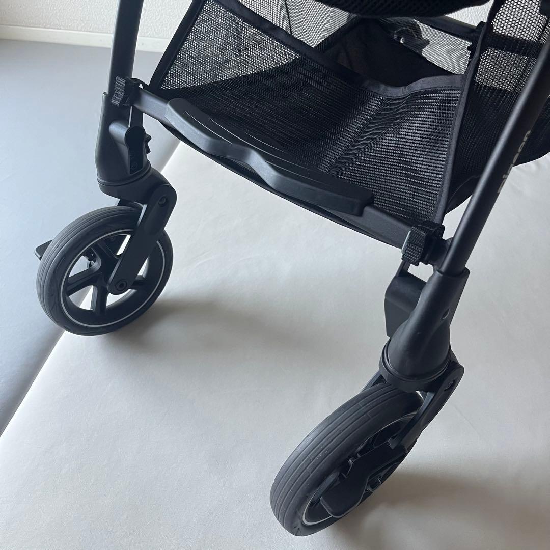 【極美品】pigeon　ランフィRBアップ　グレー　ベビーカー