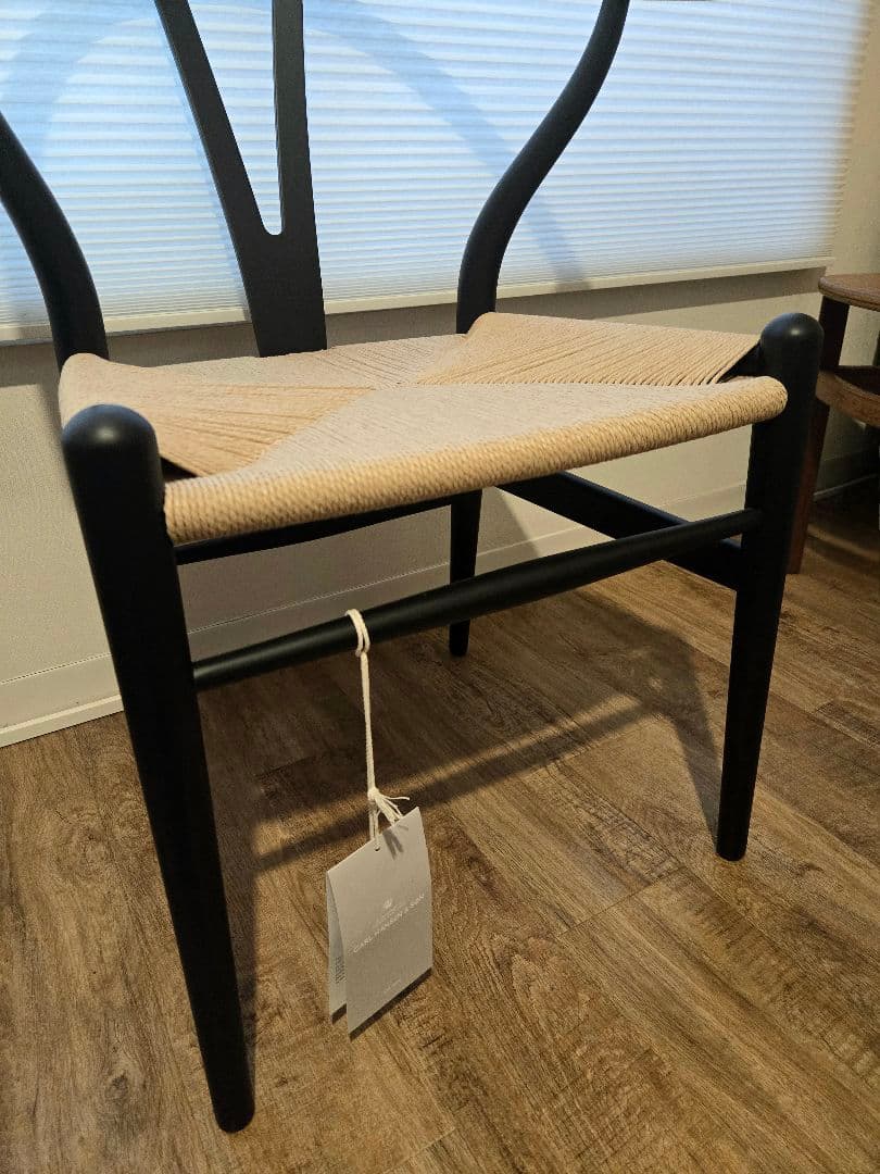 【美品】Yチェア CH24 カールハンセン ビーチ材ブラック 北欧家具