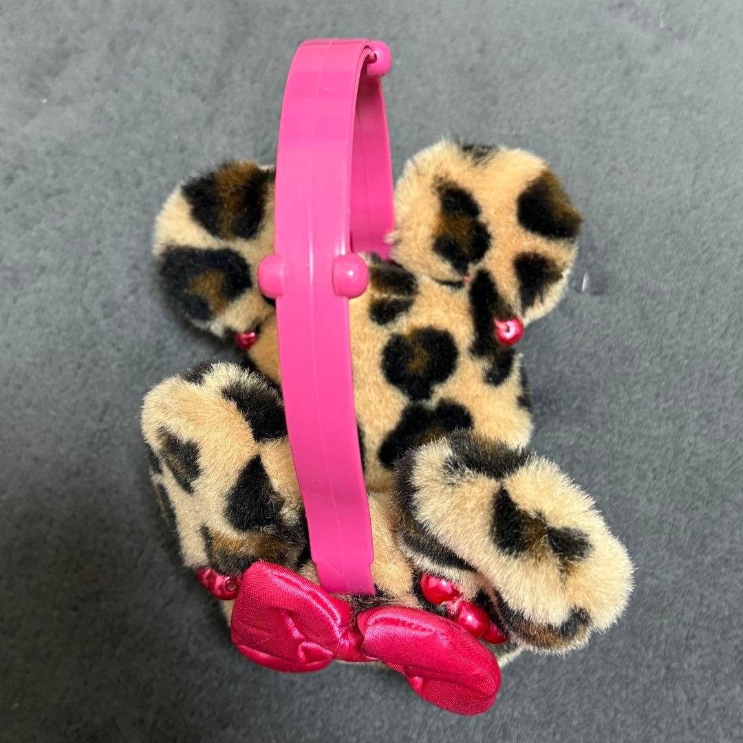 ディズニー イヤーマフ ヒョウ柄 ミニーちゃん 耳あて