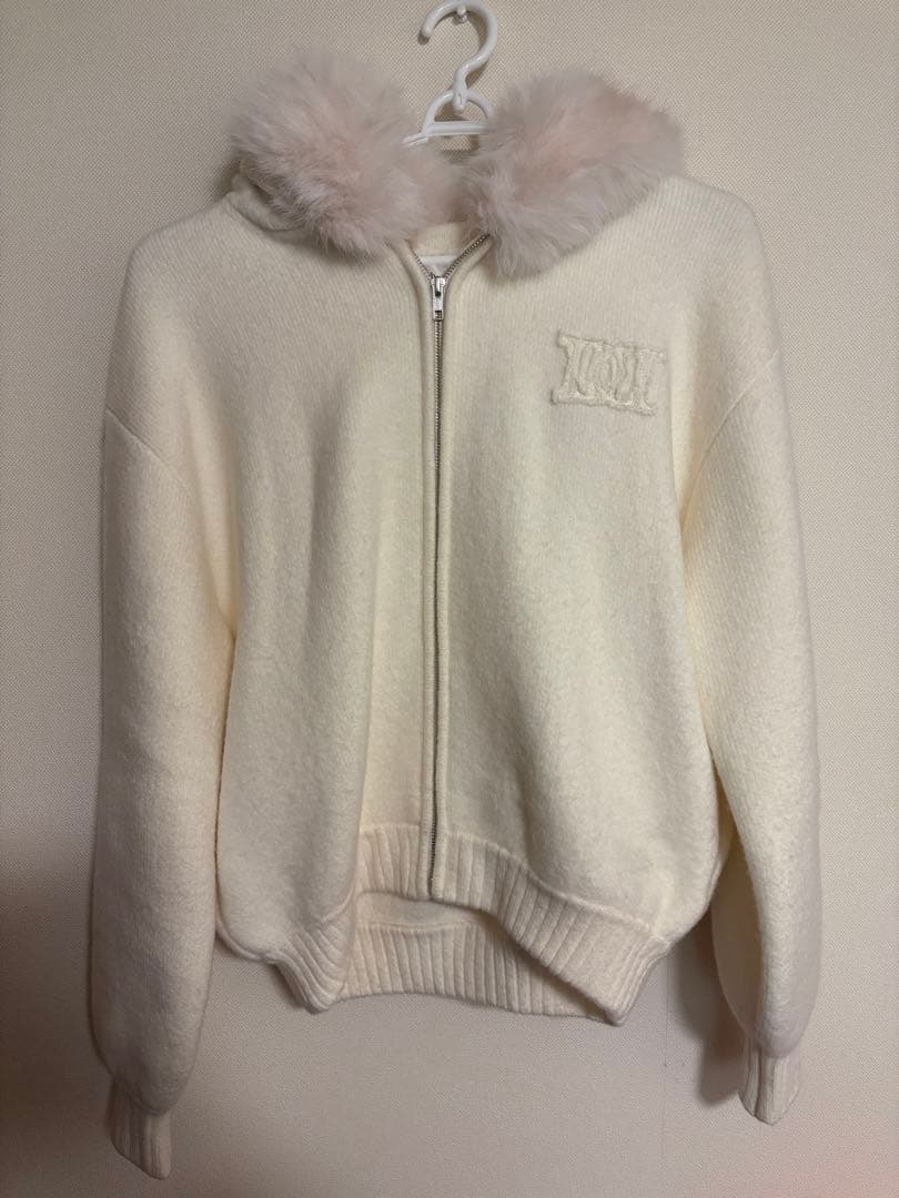 Darich フードファーニットジップパーカー