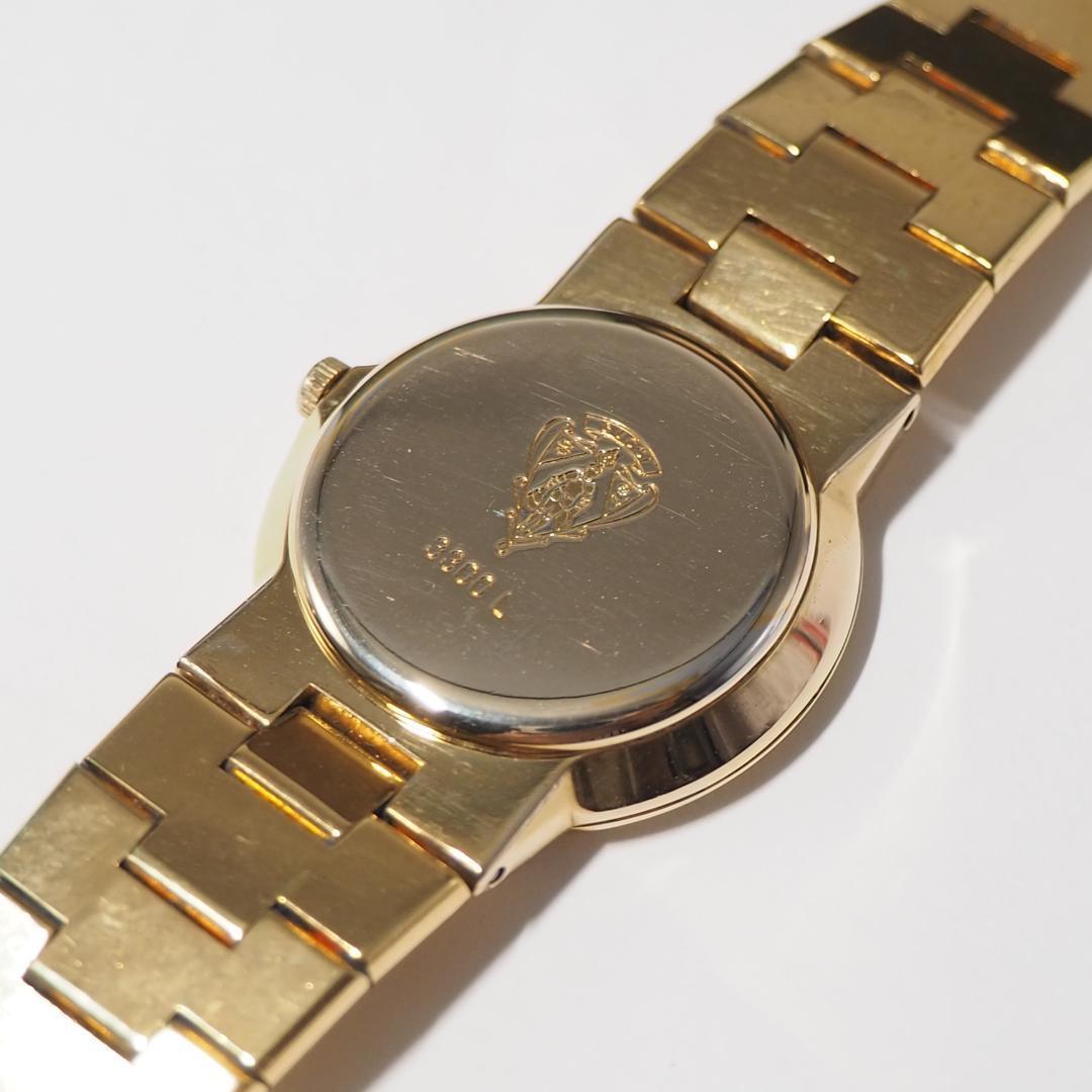 美品 グッチ GUCCI 3300L ローマン ロゴ文字盤 腕時計 箱 H238