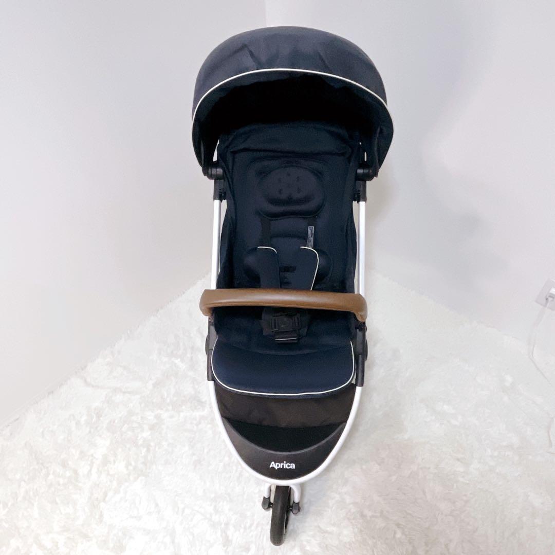 販売店限定モデル✨Aprica イージー・バギー AB 3輪ベビーカー ネイビー