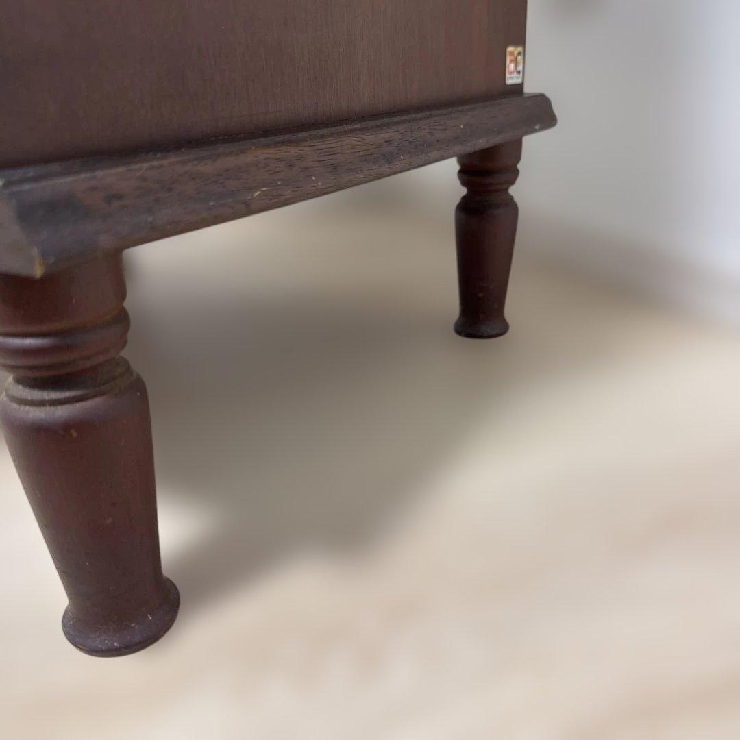 AYANO CRAFT 綾野製作所 木製 キャビネット 電話台 レトロ