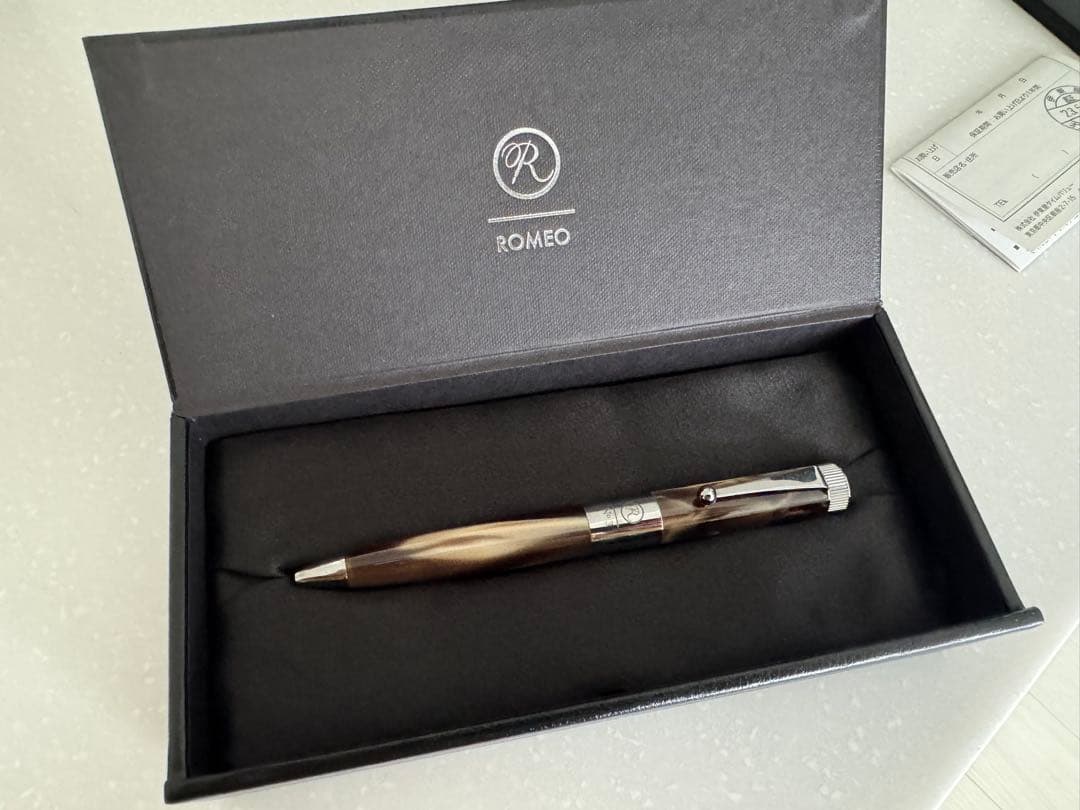 伊東屋 ROMEO No.3 ボールペン グレー｜箱付き・伊東屋オンライン購入品