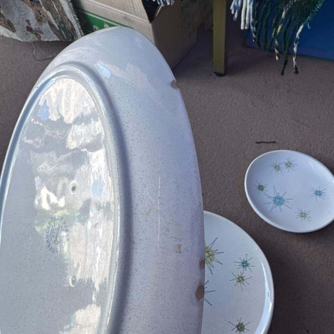 Franciscan 50’s vintage スターバースト　食器セット 5点