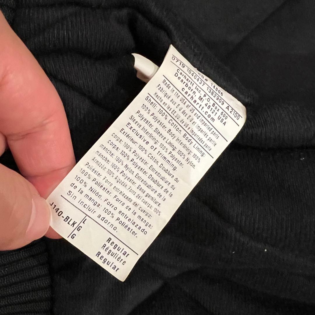 Carhartt アクティブジャケット J140 アメリカ製 Lサイズ 中綿