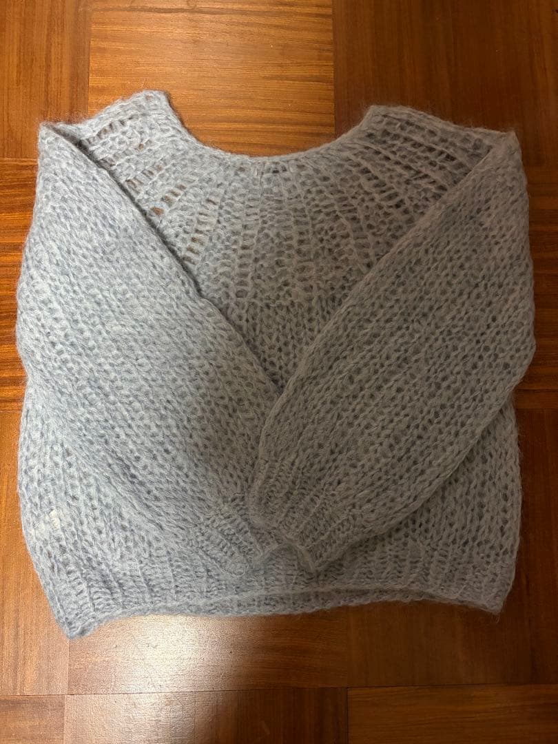 Maiami マイアミ　透かし編みモヘヤニット