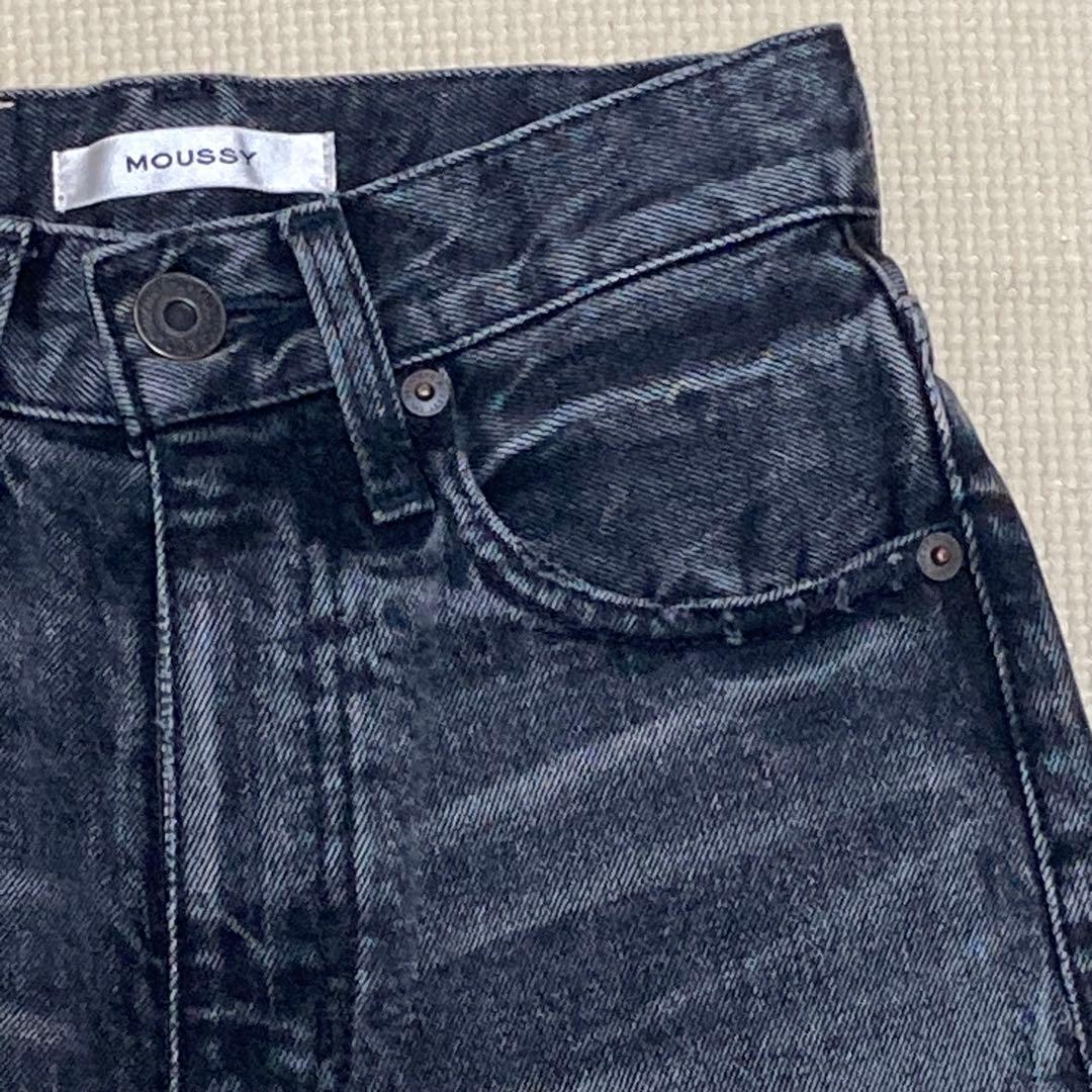 MOUSSY MVS BLACK FLARE ブラック　フレア　22