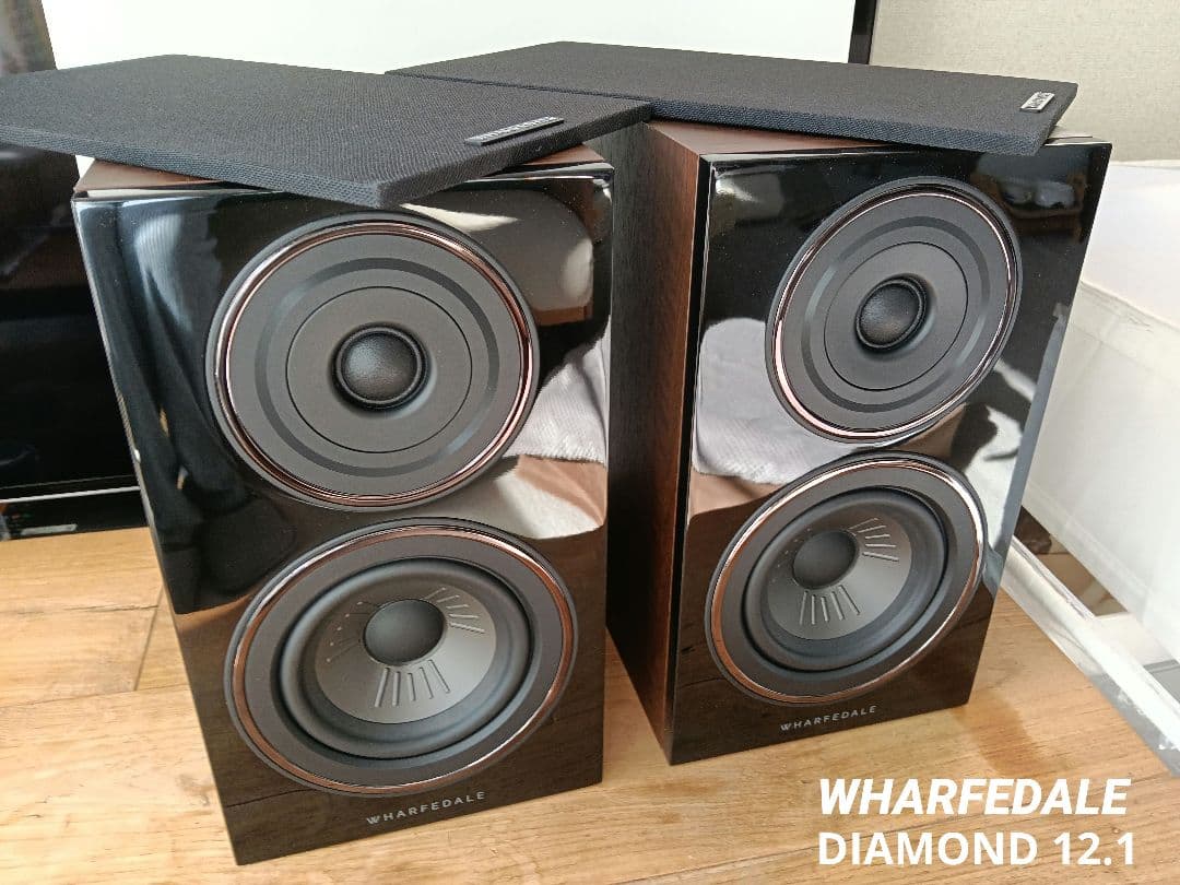 超美品 WHARFEDALE DIAMOND 12.1 スピーカー ウォルナット