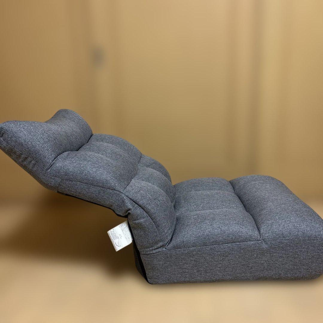 グレー リクライニングソファ 一人掛け座椅子